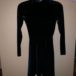 Velvet Green AA Skater Dress w/ Keyhole Back  xs